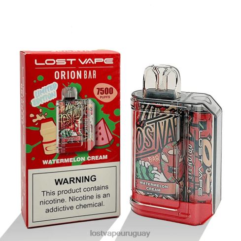 Lost Vape Orion barra desechable | 7500 bocanadas | 18ml | 50 mg crema de sandia - Lost Vape Montevideo B8F4V99